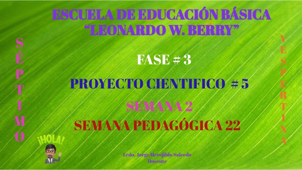 SEMANA 22 - DESCRIPCIÓN | Genially