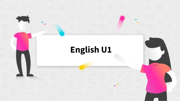 Inglés U1 vocabulary | Genially