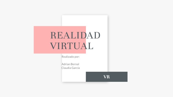 REALIDAD VIRTUAL | Genially