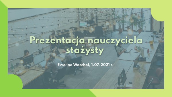 Projekt Oceny Nauczyciela Stażysty W świetlicy