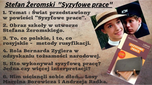Czas I Miejsce Akcji Syzyfowe Prace Syzyfowe prace