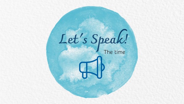 Speaking time