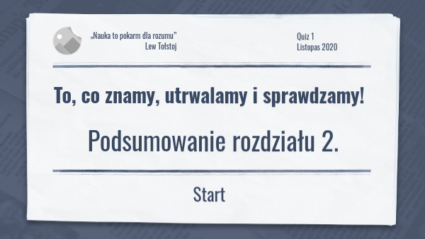Podsumowanie Rozdziału Sprawdzian Kontrolny Nr 2 view.genially.com