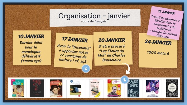 Français 5E - janvier | Genially