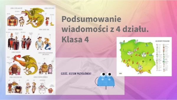 Zrobione Podsumowanie Działu 4 Historia Klasa 5 Podsumowanie wiadomości z 4 działu. Klasa 4 | Genially