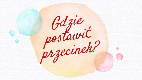 Przecinek w zdaniu. Klasa 4. | Genially
