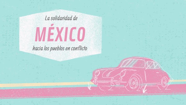 Solidaridad de México hacia los pueblos en conflicto.