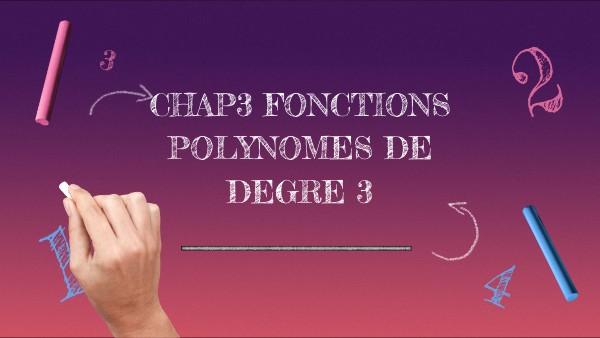 Term - Maths - Chap3 Fonctions polynômes de degré 3