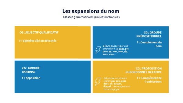 Les Expansions Du Nom Exercices Pdf Corrigés 5ème Les expansions du nom