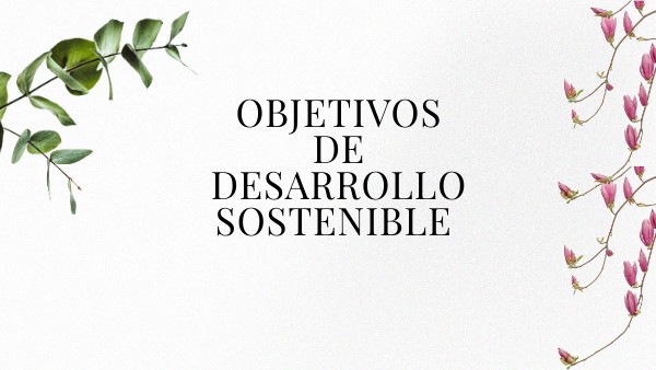 PRESENTACIÓN ODS | Genially