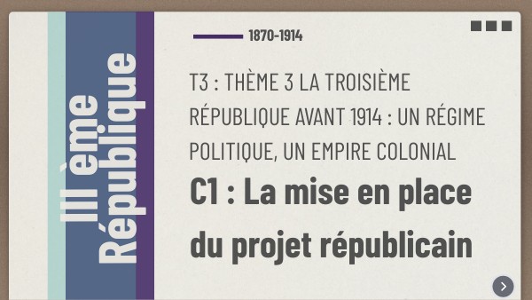 Mise en place du projet républicain | Genially