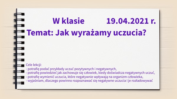 Jak wyrażamy uczucia? | Genially