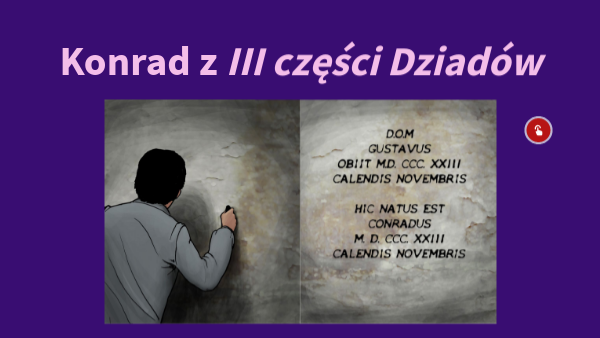 Cechy Konrada Dziady Cz 3 Konrad z III części Dziadów | Genially