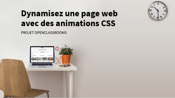 Dynamisez une page web avec des animations CSS