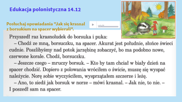 Edukacja Polonistyczna Klasa 1 Karty Pracy Edukacja polonistyczna 14.12 | Genially
