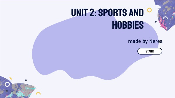 Vocabualry of the 2nd unit | Genially