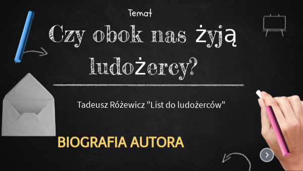 List do ludożerców