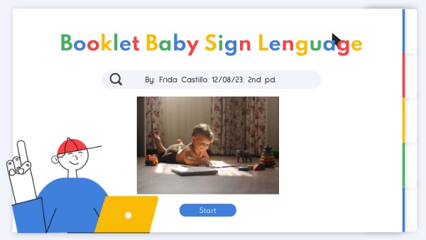 ONLINE EDUCATION baby language | Genially