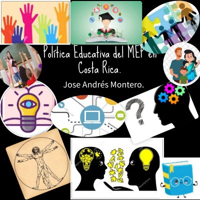 Collage: Políticas Educativas en Costa Rica.