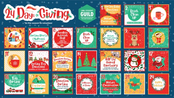 24 Days of Giving 2023 | Genially