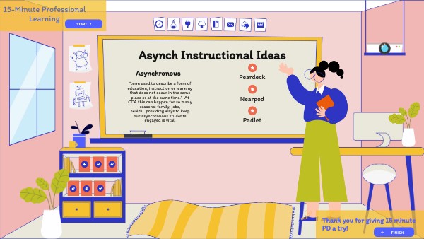 15 Minute PL 2-3-23: Asynch Strategies | Genially