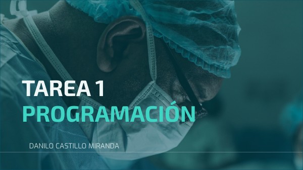 TAREA 1 DE PROGRAMACIÓN | Genially