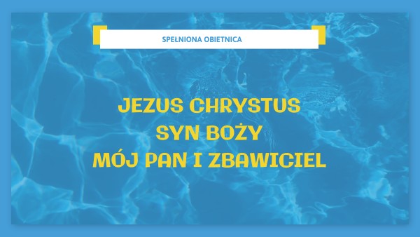 kl. 5 Jezus Chrystus | Genially