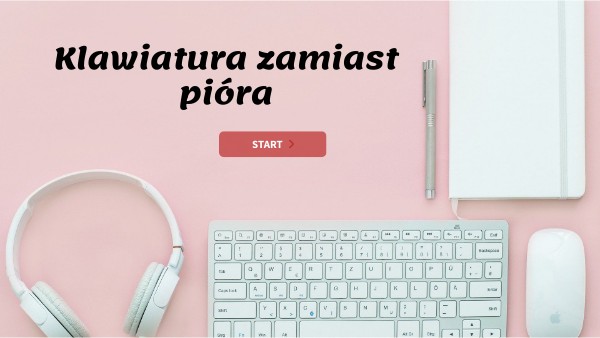 Sprawdzian Wiadomości Z I Rozdziału Klawiatura Zamiast Pióra