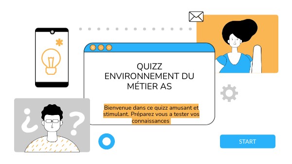 Quizz AS environnement de travail | Genially