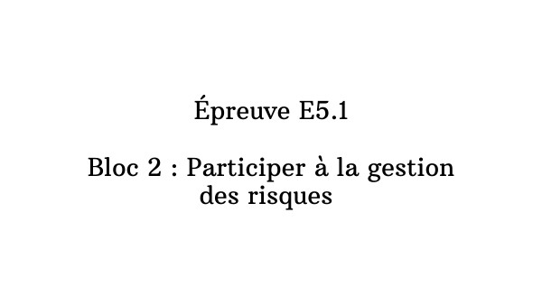 Oral gestion des risques | Genially