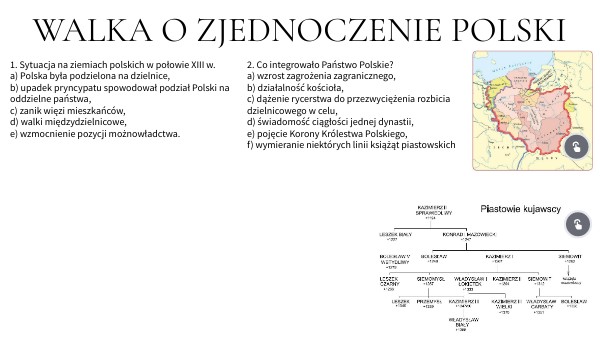 Test Rozbicie Dzielnicowe Klasa 5 Rozbicie dzielnicowe infografika | Genially