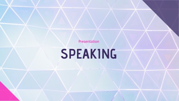 speaking | Genially