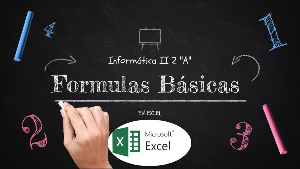 Formulas básicas Excel | Genially