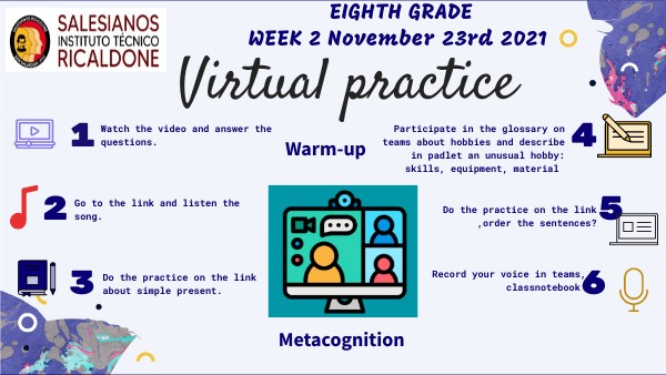 Learning path week 2 eighth grade