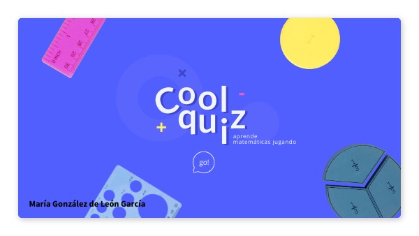 QUIZ MATEMÁTICAS COOL