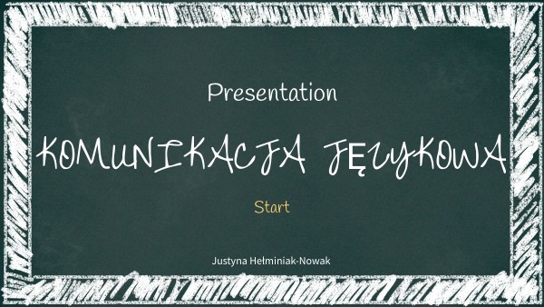 komunikacja językowa | Genially