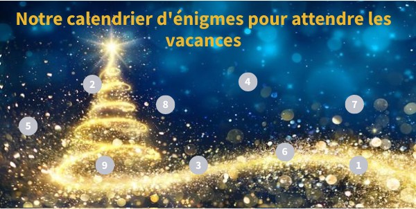 Calendrier d'énigmes | Genially