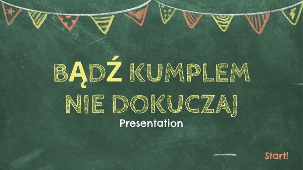 bądź kumplem, nie dokuczaj | Genially
