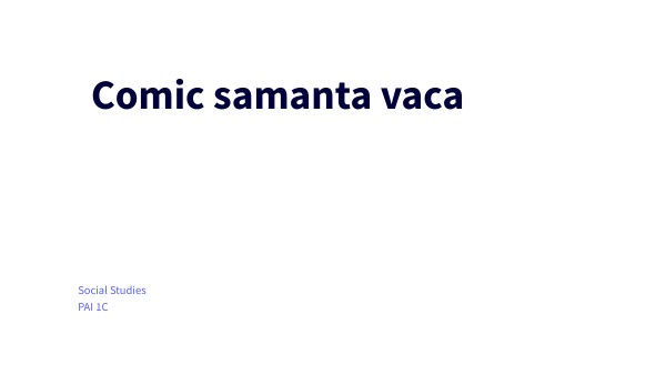 comic samanta semana 29 | Genially