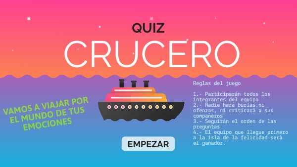 VIAJE POR EL MUNDO DE LAS EMOCIONES | Genially