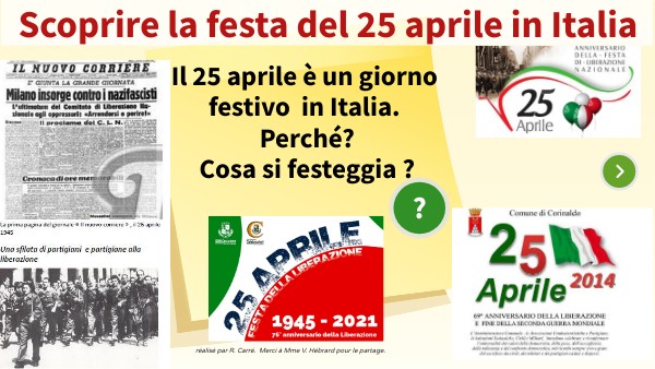 Il 25 aprile in Italia | Genially