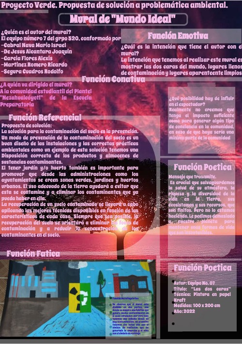 Proyecto Verde | Genially
