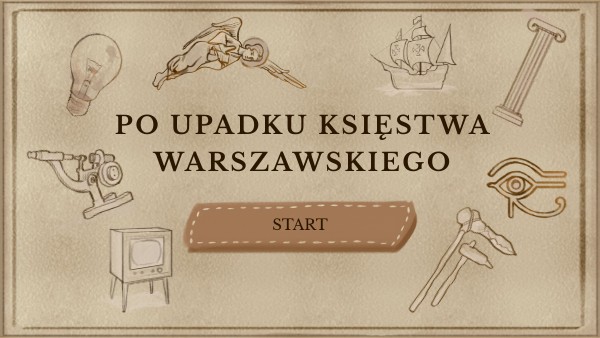 Po upadku Księstwa Warszawskiego. | Genially