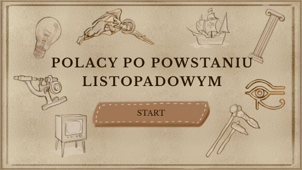 Polacy po powstaniu listopadowym. | Genially