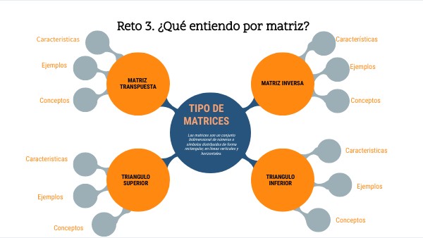 Reto 3. ¿Qué entiendo por matriz? | Genially