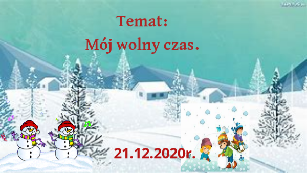 Mój wolny czas! | Genially