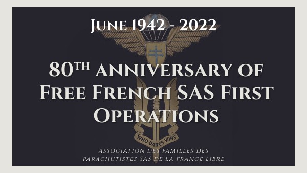 80th anniversary of French SAS First Operations | Genially