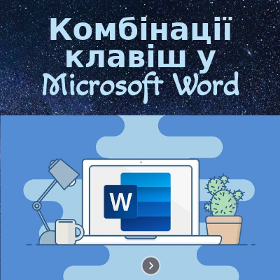 Комбінації клавіш у Microsoft Word | Genially