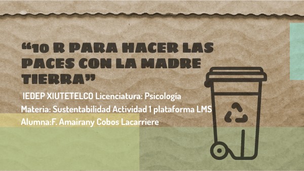 “Acciones para hacer las paces con la Madre Tierra” | Genially