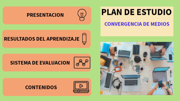 PLAN DE ESTUDIO UNIDAD 2 CONVERGENCIA DE MEDIOS | Genially